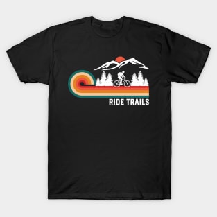 Ride Trails Mountain Biking T-Shirt